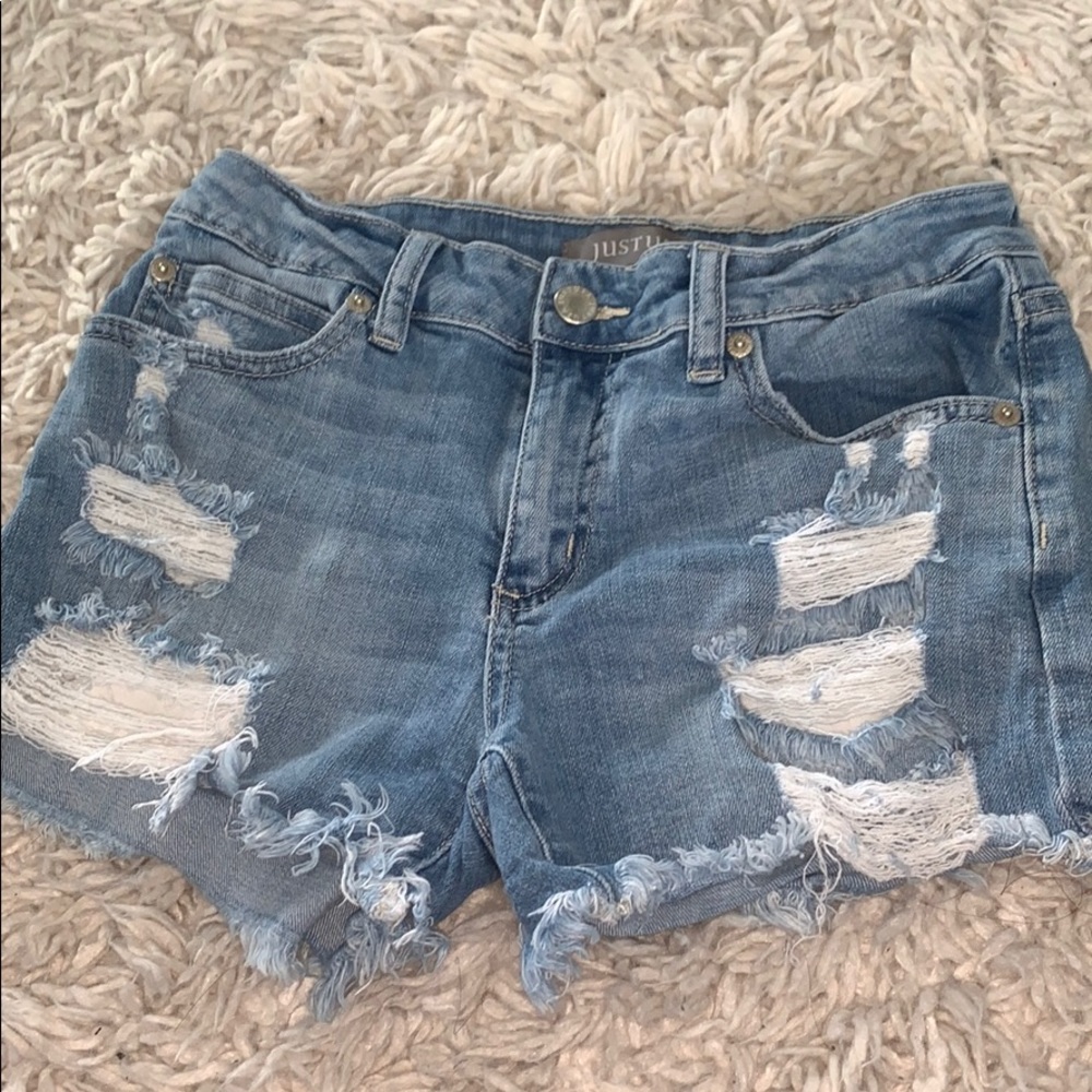 JUST USA XS High rise shorts